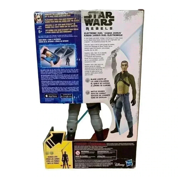Star Wars Rebels Kanun Jarus Electronic Duel 12" Action Figure, New in Orig Box - Picture 3 of 6